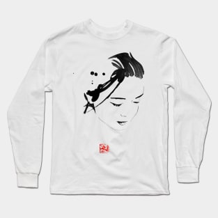 Visage Japonais Long Sleeve T-Shirt